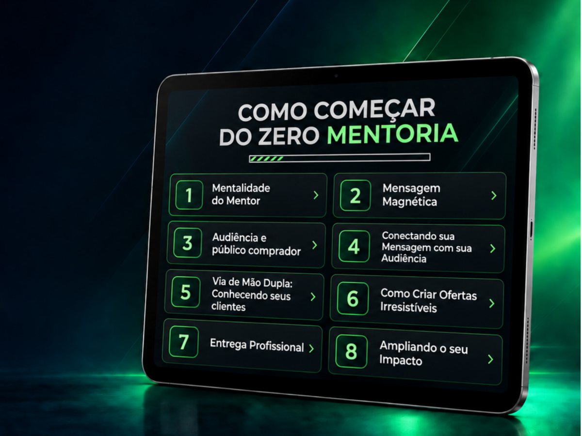 Como Começar do Zero Mentoria